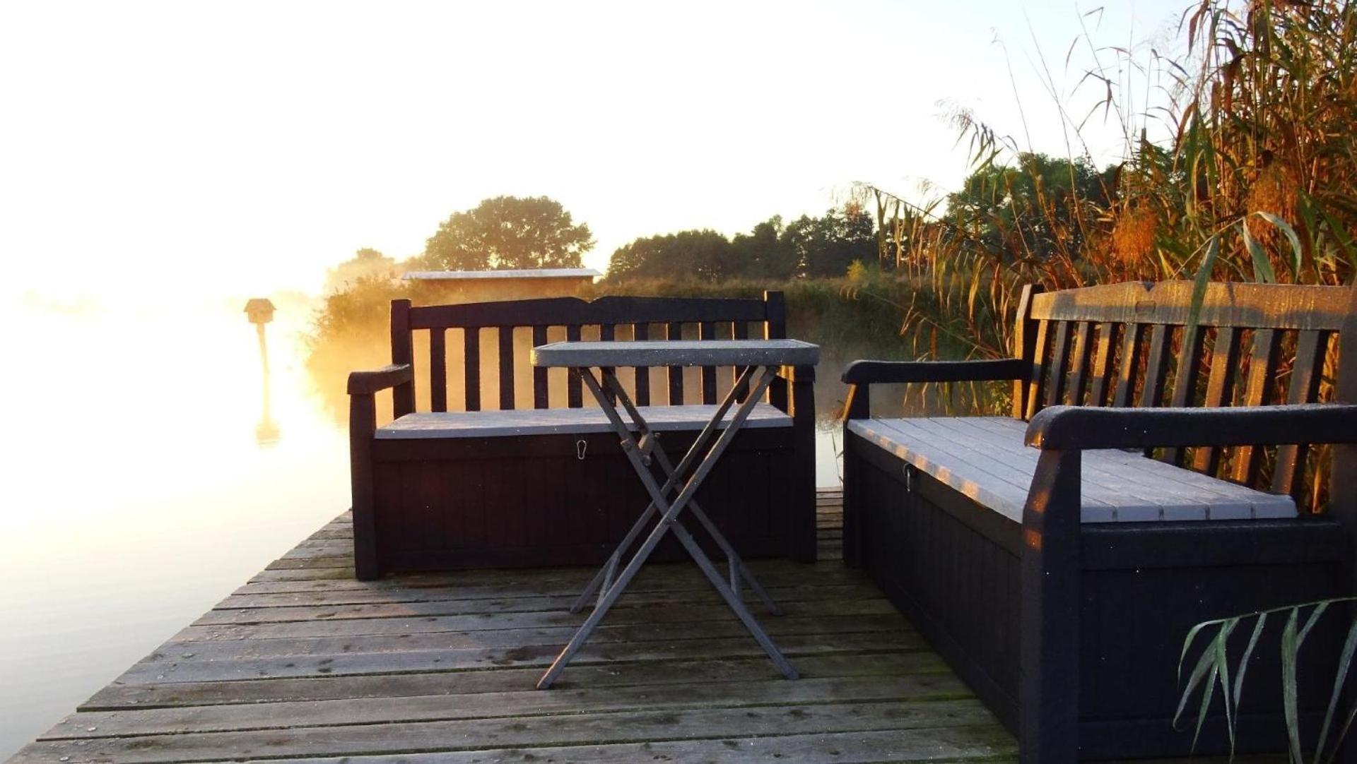 Ferienwohnung Wuennowblick Mit Sauna Robel Bagian luar foto