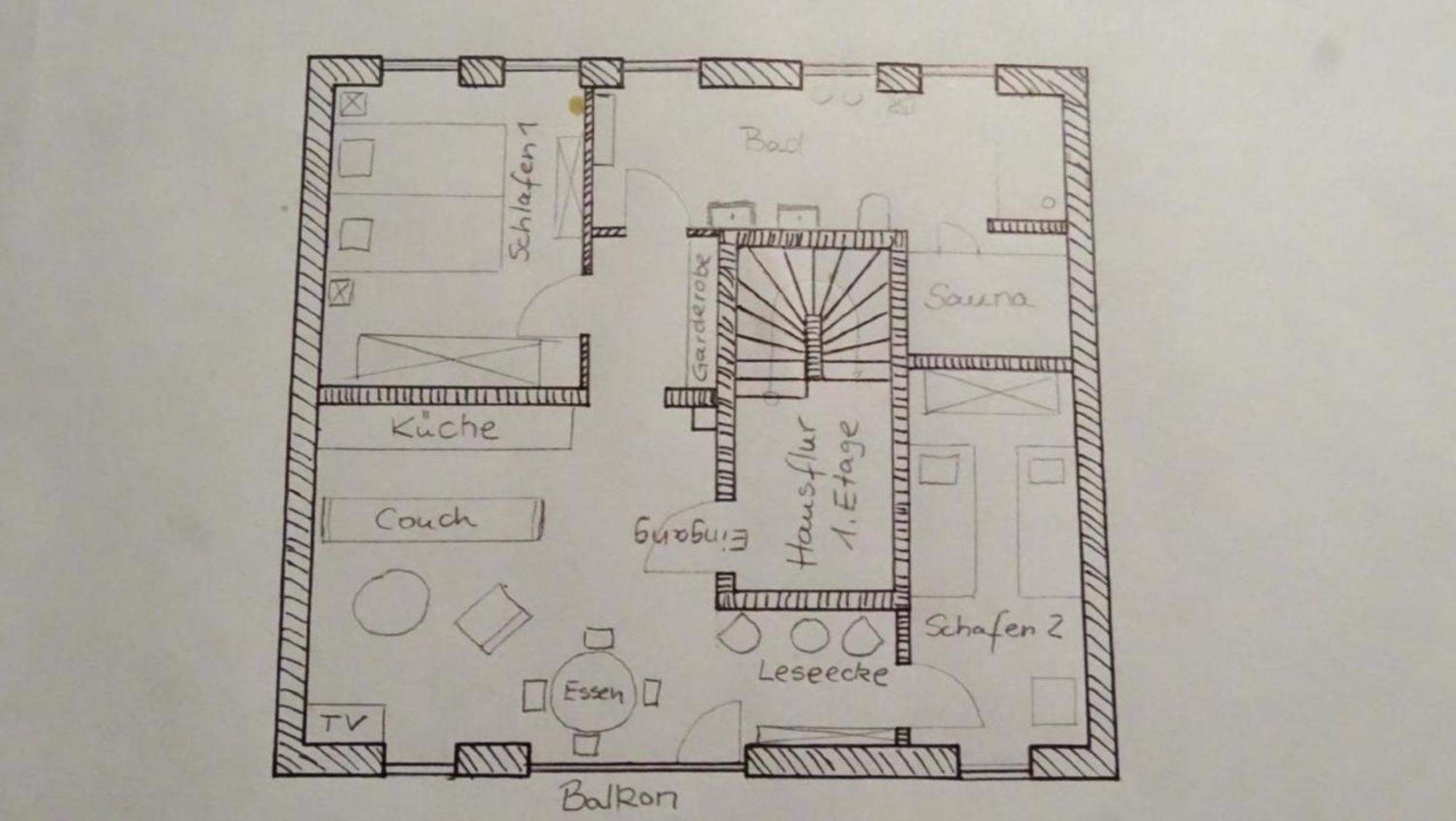 Ferienwohnung Wuennowblick Mit Sauna Robel Bagian luar foto